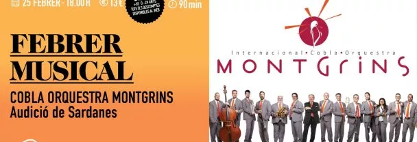 Imatge per FEBRER MUSICAL – COBLA ORQUESTRA MONTGRINS. Audició de Sardanes