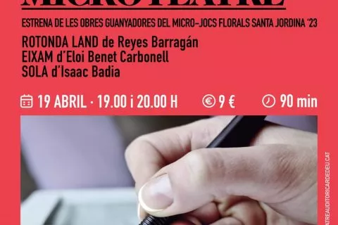 MICROTEATRE – Obres guanyadores micro-jocs florals Santa Jordina 23